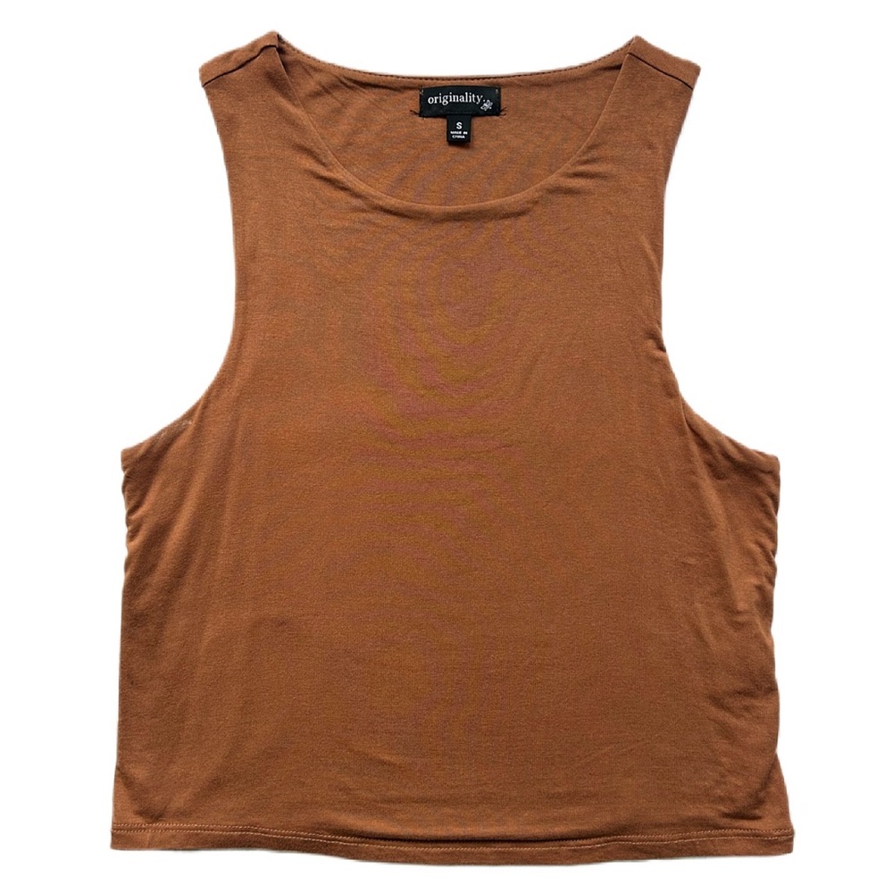 Dry Goods Originality Rust Crop Tank
